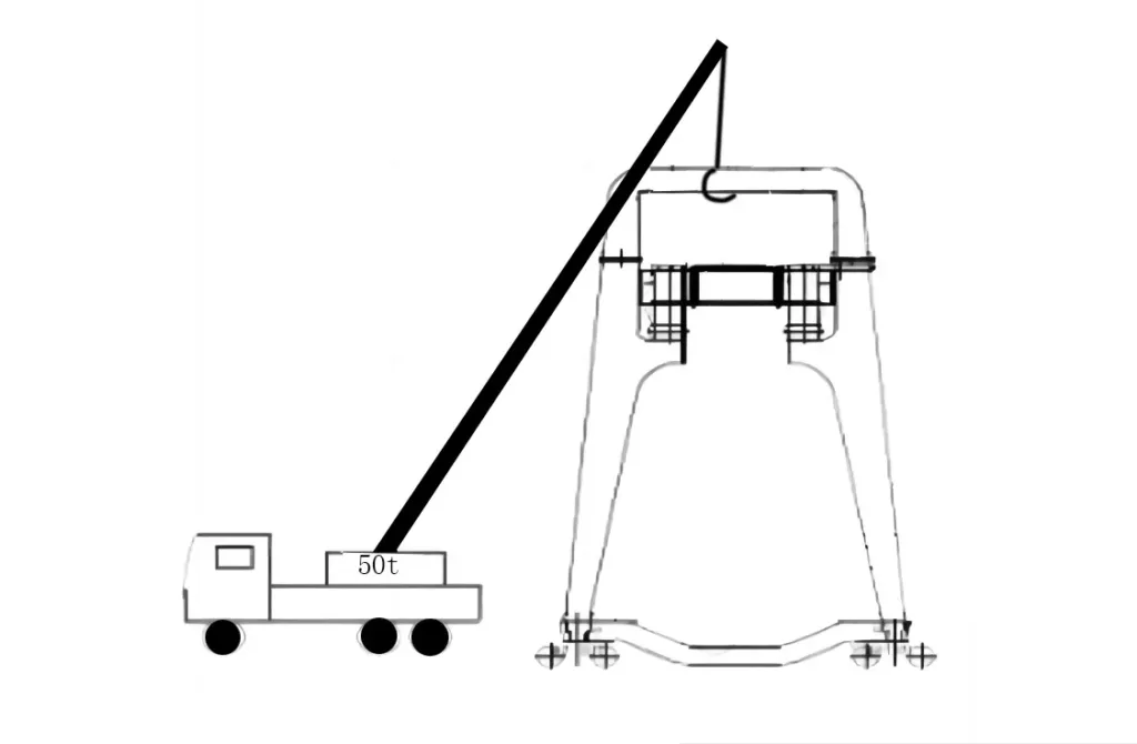 Pemasangan gantry crane